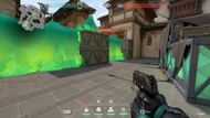 If done correctly, the Toxic Screen will go all the way to the entrance of B site, as seen in the minimap. (Screenshot by Sportskeeda)